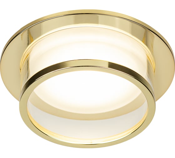 Изображение товара Декоративный встраиваемый светильник ЭРА DK99 GD MR16, GU5.3, золото Б0058395