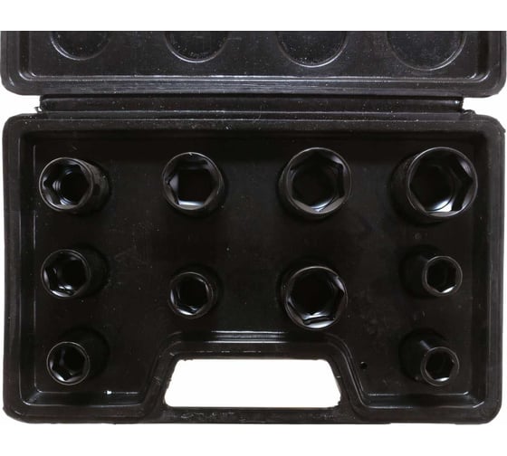 Изображение товара Набор ударных торцевых головок ГТУ-10 (11-24 мм; 1/2") Калибр 00000059154