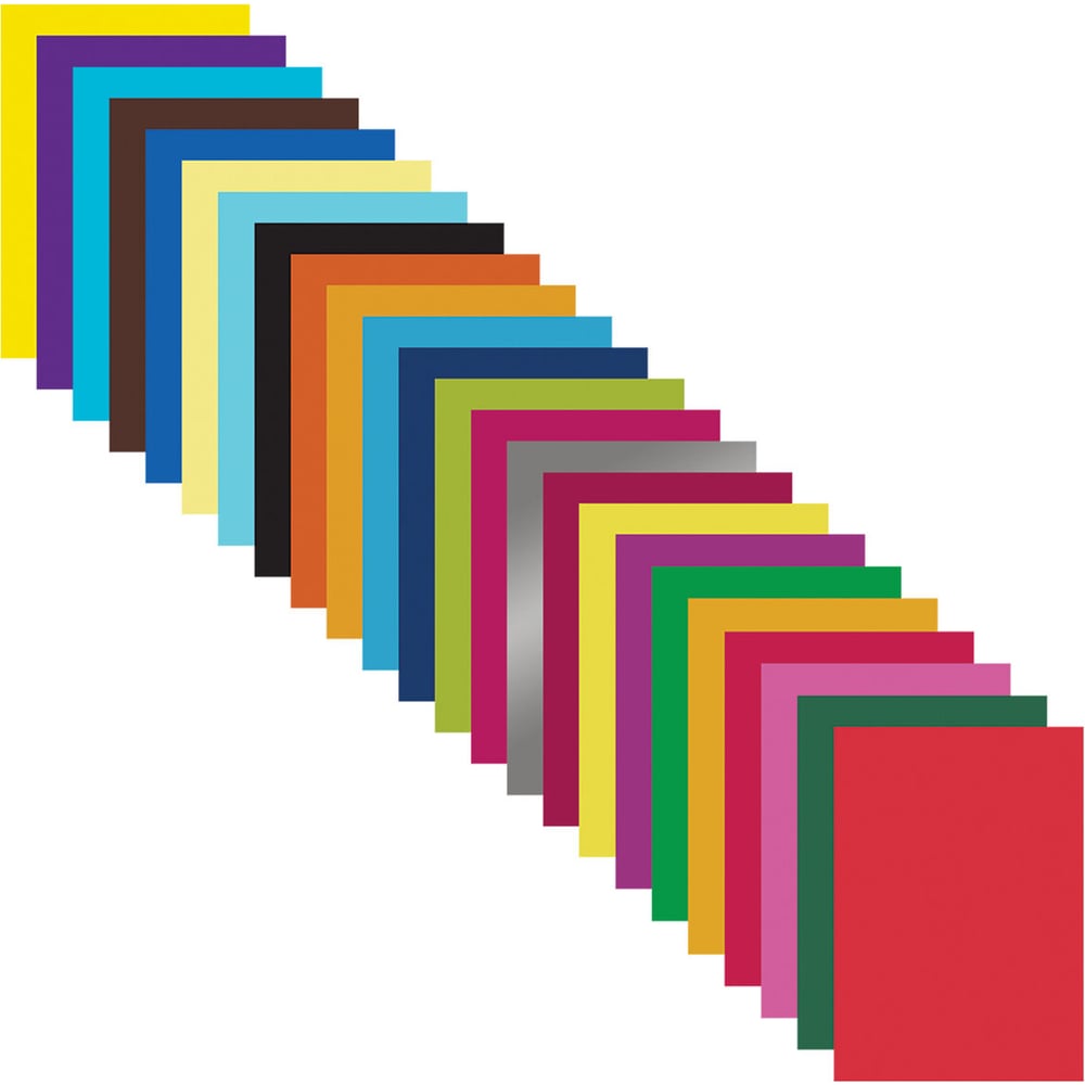 Цветная бумага BRAUBERG