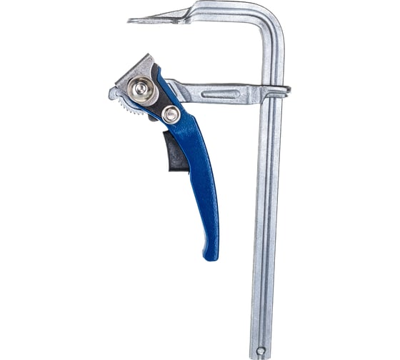 Изображение товара F-образная рычажная струбцина (80 х 200 мм, кованая) КОБАЛЬТ 249-051