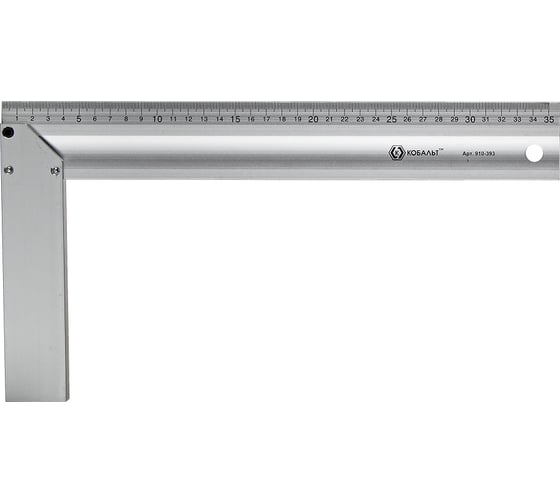 Изображение товара Столярный алюминиевый угольник 350 мм КОБАЛЬТ 910-393