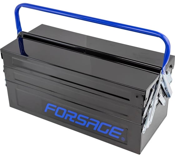 Изображение товара Металлический складной ящик Forsage 5-и секционный (200x210x460мм, 45x95x450мм-4 секции, 100x200x450мм-1 секция) F-NTBC128(54648)