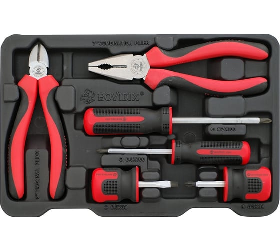 Изображение товара Набор отверток и пассатижей, 6шт, без кейса BOVIDIX 288400604/0