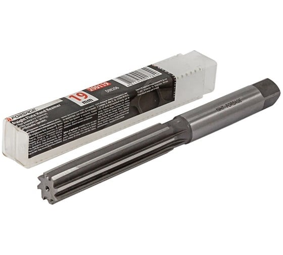 Изображение товара Ручная прямая развертка Forsage 19мм Profi, в пластиковом футляре F-290119(26187)