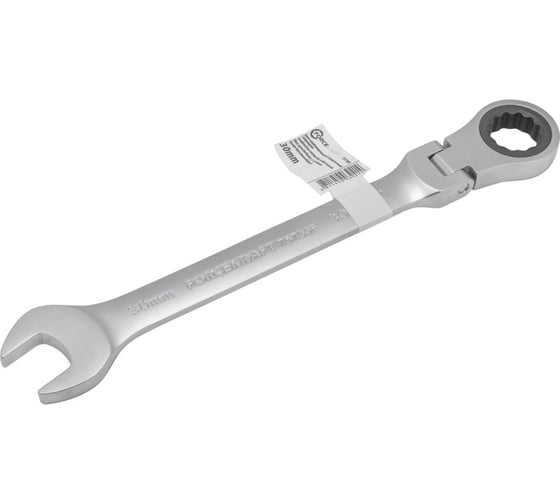 Изображение товара Комбинированный трещоточный ключ с шарниром FORCEKRAFT 30 мм FK-75730F(51814)
