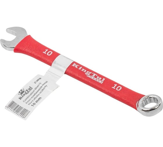 Изображение товара Комбинированный ключ KingTul 10мм в прорезиненной оплетке KT-30010k(10252)