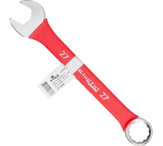 Изображение товара Комбинированный ключ KingTul 27мм в прорезиненной оплетке KT-30027k(10324)