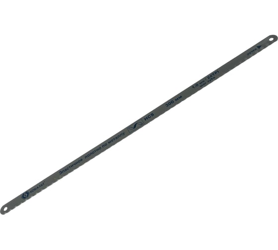 Изображение товара Полотно ножовочное по металлу (10 шт; 300 мм; 1.0 мм/24TPI; HCS; блистер) КОБАЛЬТ 248-283