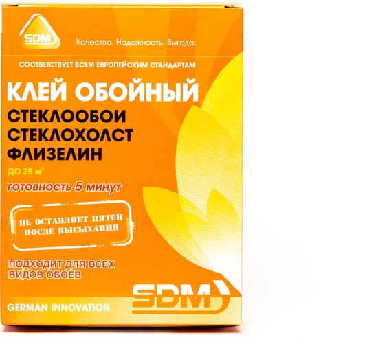 Изображение товара Обойный клей для стеклообоев и стеклохолстов SDM 200 г 00-00004651
