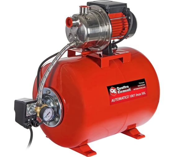 Изображение товара Насосная станция QUATTRO ELEMENTI Automatico 1001 Inox 50 L 910-225