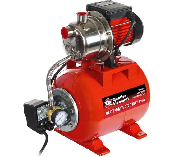 Изображение товара Насосная станция QUATTRO ELEMENTI Automatico 1001 Inox 910-218