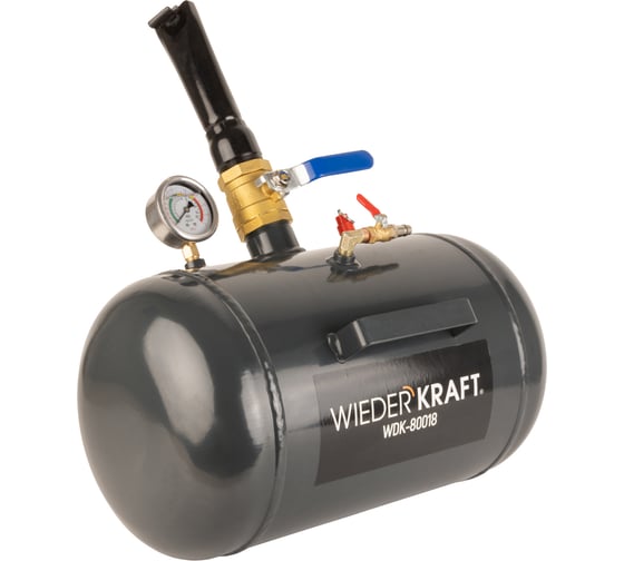 Изображение товара Бустер (ресивер) для взрывной накачки бескамерных шин. WIEDERKRAFT Объем ресивера 19л, WDK-80018