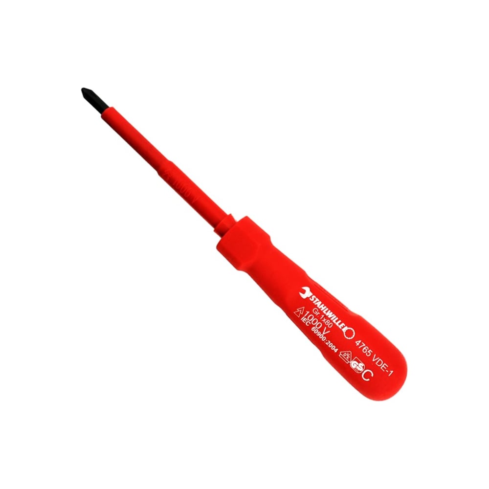 Изображение товара Отвертка диэлектрическая крестовая PH1 Stahlwille 47651001 В0000000061678 Изображение товара Отвертка диэлектрическая крестовая PH1 Stahlwille 47651001 В0000000061678