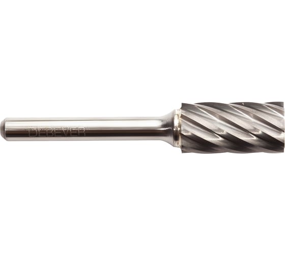 Изображение товара Борфреза твердосплавная, цилиндрическая с торцевой насечкой, для алюминия Debever Machining Solutions DB 0616/6 NF