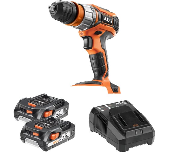 Изображение товара Аккумуляторная дрель-шуруповерт AEG Compact BS18C2X LI-202C 4935459423