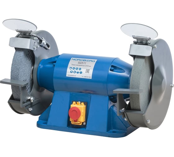 Изображение товара Электрическое профессиональное точило 250мм, 380В NORDBERG EG2511