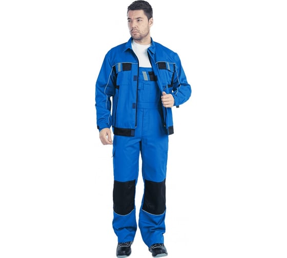 Изображение товара Костюм ГК Спецобъединение василек-черный, размер 104-108, рост 182-188 Кос 587/104/182