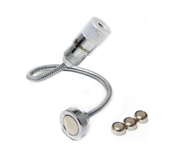 Изображение товара Светодиодный фонарик Forsage на гибкой магнитной подставке 1LED, в блистере F-68602