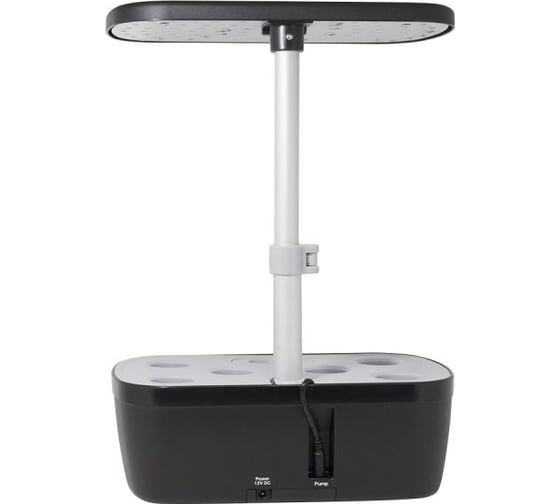 Изображение товара Гидропонная система выращивания WMC TOOLS WMS Tools с фитолампой 82LED,15W,6 ячеек,система циркуляции и инд.-р уровня воды,3режима освещ.,регулир. высоты лампы 12-26см ZG1001 ZG1001(51778)