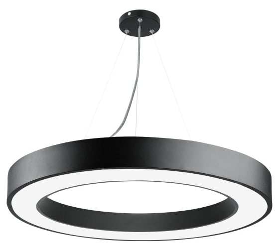 Изображение товара Подвесной светильник LED ЭРА Geometria Ring SPO134B40K056 56Вт, 4000К, 4200Лм, IP40, 800х80, черный, драйвер Б0058905