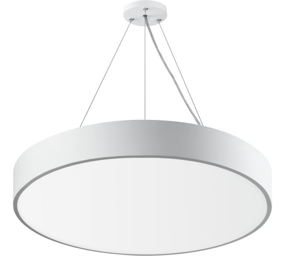 Изображение товара Подвесной светильник LED ЭРА Geometria Ring SPO132W40K088 88Вт, 4000К, 6000Лм, IP40, 800х80, белый, драйвер Б0058902