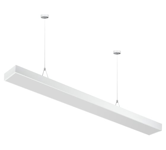 Изображение товара Подвесной светильник LED ЭРА Geometria Block SPO115W40K036 36Вт, 4000K 3100Лм, IP40, 120010050, белый, драйвер Б0058864