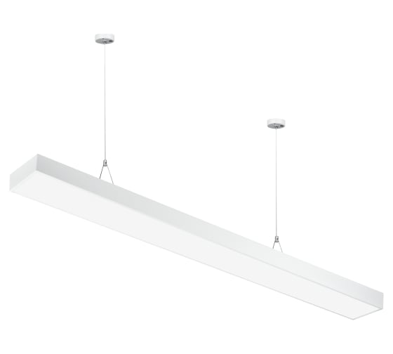 Изображение товара Подвесной светильник LED ЭРА Geometria Block SPO114W40K036 36Вт, 4000К, 2800Лм, IP40, 120013050, белый, драйвер Б0058862