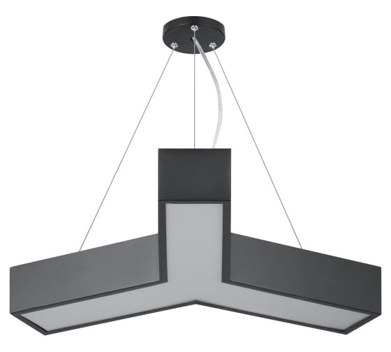 Изображение товара Подвесной светильник LED ЭРА Geometria Igrek SPO141B40K028 28Вт, 4000K 1750Лм, IP40, 600х80, черный, драйвер Б0058883