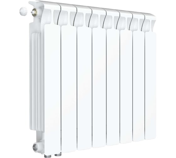 Изображение товара Биметаллический радиатор RIFAR MONOLIT Ventil 500 08 секц. нижн. лев. R-MN-500-08-VL