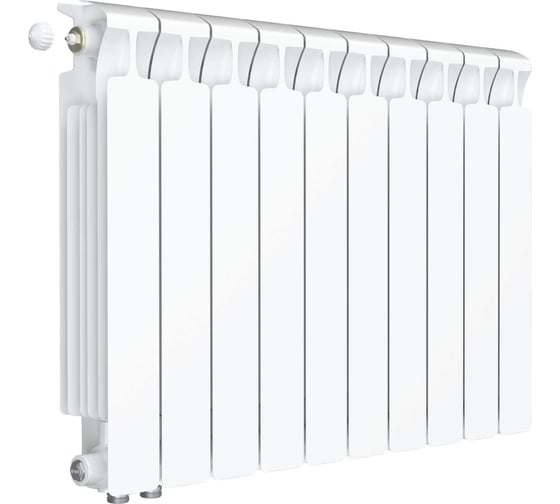 Изображение товара Биметаллический радиатор RIFAR MONOLIT Ventil 500 10 секц. нижн. лев. R-MN-500-10-VL