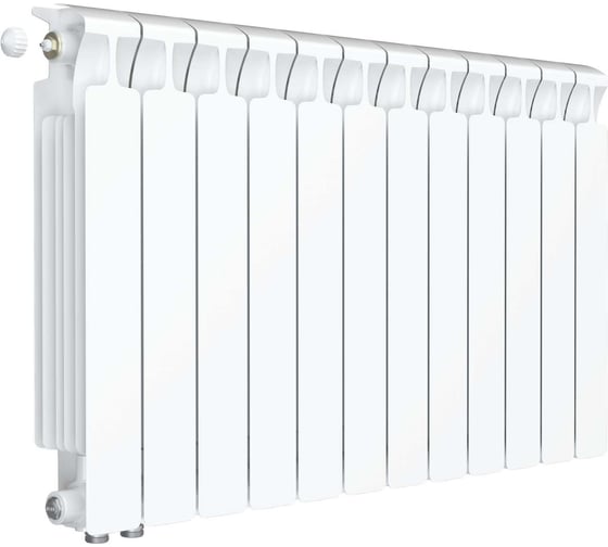 Изображение товара Биметаллический радиатор RIFAR MONOLIT Ventil 500 12 секц. нижн. лев. R-MN-500-12-VL