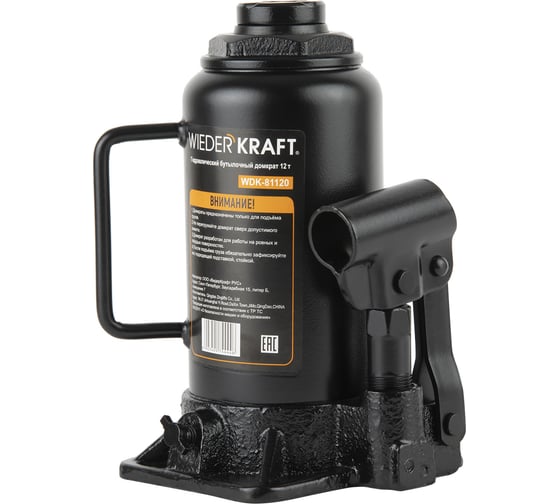 Изображение товара Домкрат 12 т, ход штока 160мм WIEDERKRAFT WDK-81120
