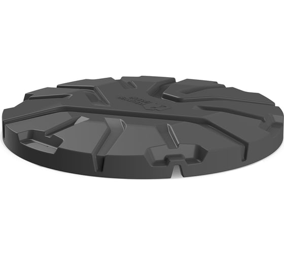 Изображение товара Крышка колодца POLIMER GROUP  Роса - 2 цвет черный DK2S1