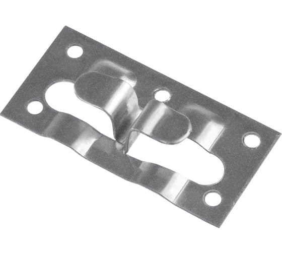 Изображение товара Кляймер-кг ЗУБР угловой крепеж для керамогранита, 10x34x70 мм, цинк, 50 шт. 30857