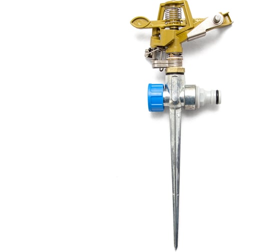 Изображение товара Импульсный разбрызгиватель FRUT дождеватель латунный на металлической пике 403076