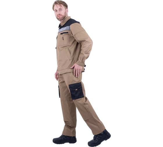 Изображение товара Костюм ГК Спецобъединение ДОКЕР сафари/черный, р.104-108, рост 170-176 Кос 582/104/170