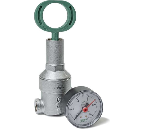 Изображение товара Редуктор FAR 1/2" ВР-ВР хром. с манометром 1-6 атм FA 2855 12