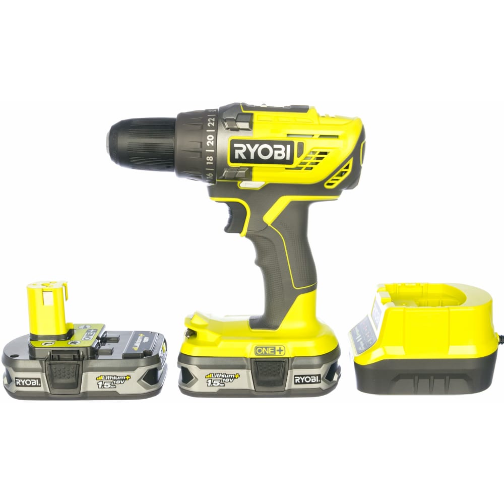 фото Дрель-шуруповерт ryobi one+ r18dd3-215s 5133003774