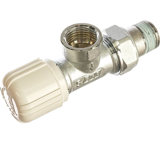 Изображение товара Угловой терморегулирующий вентиль с горизонтальной буксой FAR 1/2" ВР FT 1625 12