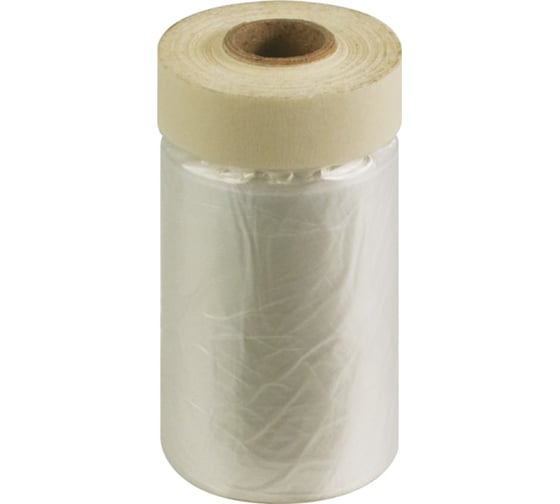 Изображение товара Пленка укрывная с клейкой лентой (15 м; 2400 мм; 10 мкм) FIT IT 11869