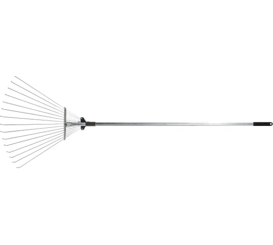 Изображение товара Веерные грабли (регулируемые, телескопические, 15 зубьев, 180-630 мм, длина 1200-1540 мм) FIT IT 77007