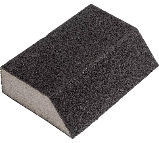 Изображение товара Губка шлифовальная угловая, алюминий-оксидная (100х70х25 мм; Р80) FIT IT 38373