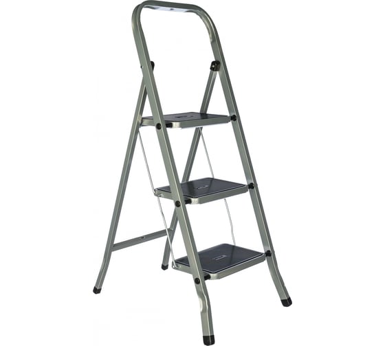 Изображение товара Стальная лестница-стремянка FIT РОС 3 широкие ступени 65382