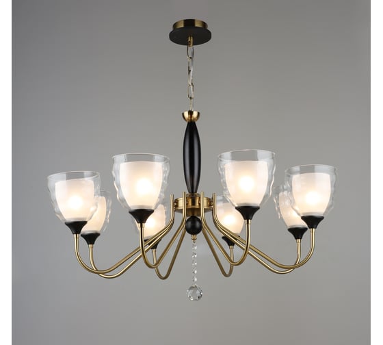 Изображение товара Подвесная люстра Мелодия Света PL6550-8 CP+BK 000060426