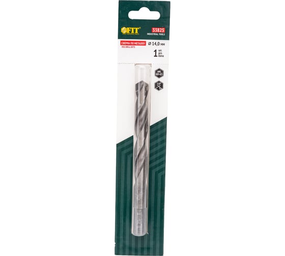 Изображение товара Сверло по металлу HSS полированное в блистере 14 мм FIT IT 33825