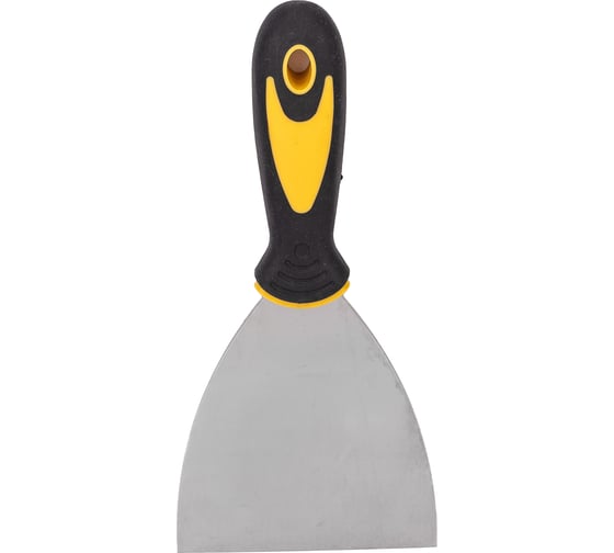 Изображение товара Шпатель FIT нерж.сталь, прорезиненная ручка, 4", 100мм 06696