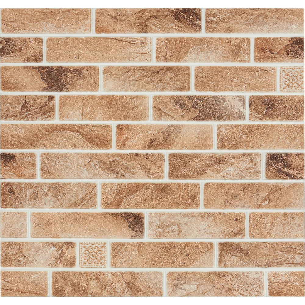 Изображение товара Мягкая самоклеящаяся 3D панель LAKO МЕГА комплект 10 шт., Барокко Кирпичная кладка 1, 70x70 см LKD-5-3015-KO-MEGA10