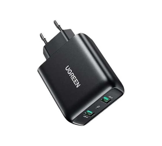 Изображение товара Зарядное устройство Ugreen cd161 (10216) usb-a qc 3.0 36w fast charger eu. цвет: черный 10216_