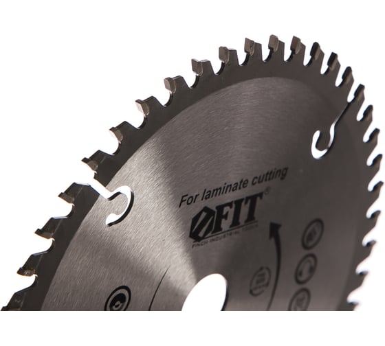 Изображение товара Диск пильный по ламинату (165х20 мм; 48 Т) для циркулярных пил FIT 37772