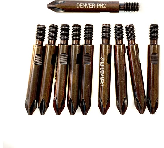 Изображение товара Бита PH2, L=45 мм, М5, D=6 мм, блистер 10 шт ООО Галифакс 4045010